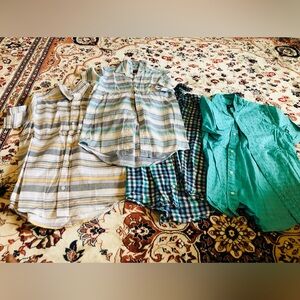 4 Piece Children’s Place Size 10-12 Boy Short Sleeve Shirts